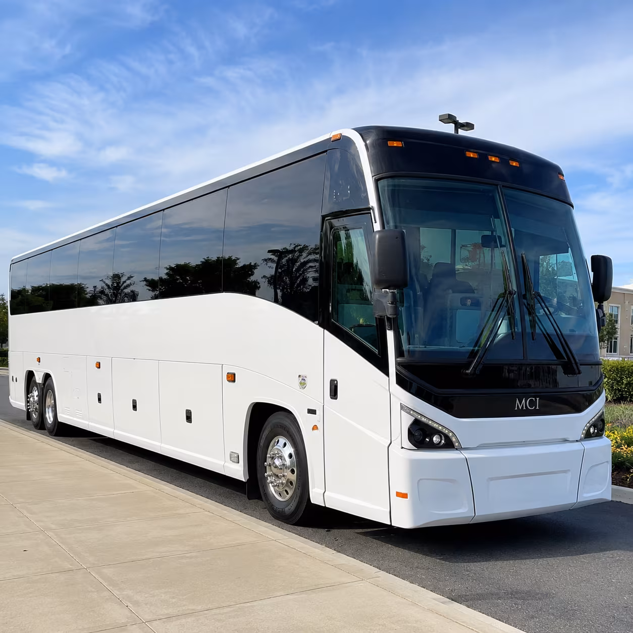 lehi charter bus rental exterior