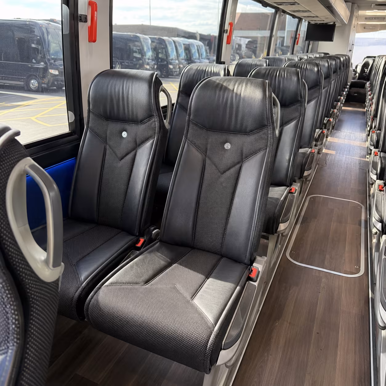 lehi charter bus rental interior
