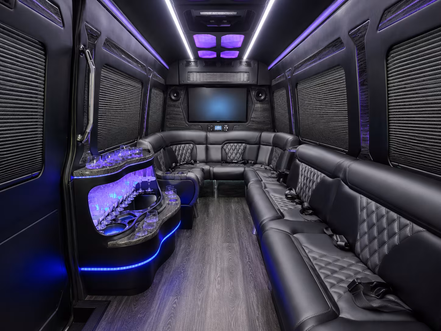 lehi concert transportation onboard seating